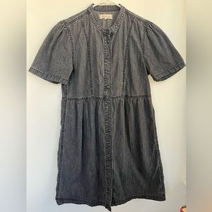Madewell Grey Denim Dress